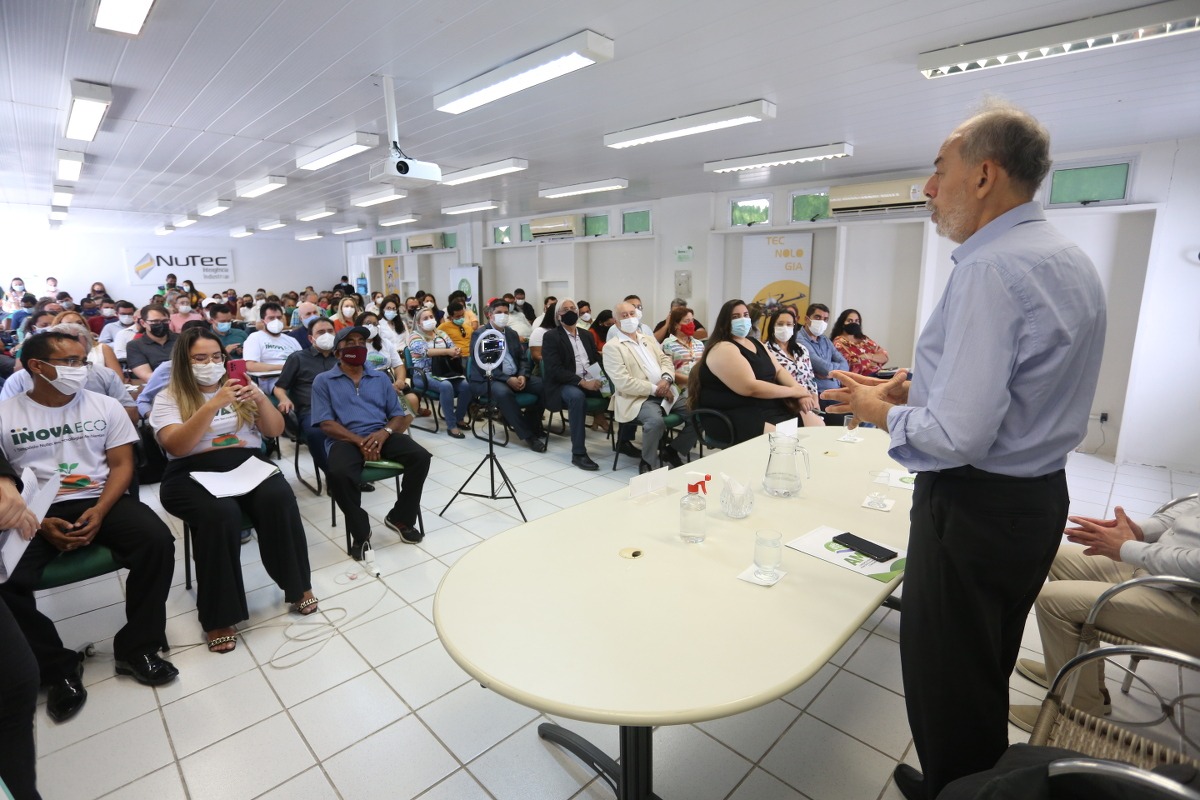 1ª edição do InovaEco do Nutec reúne representantes de 38 munícipios