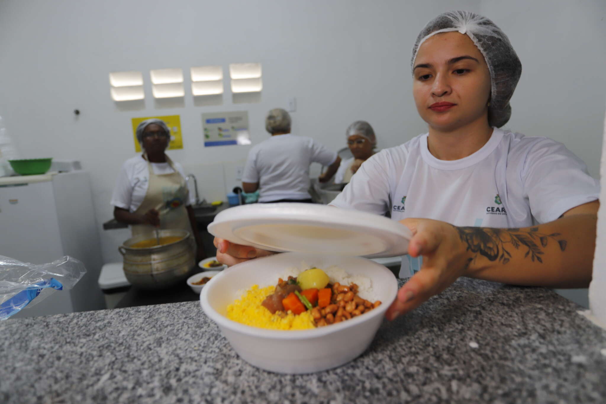 Ceará Sem Fome cozinhas ultrapassam 50 mil refeições distribuídas